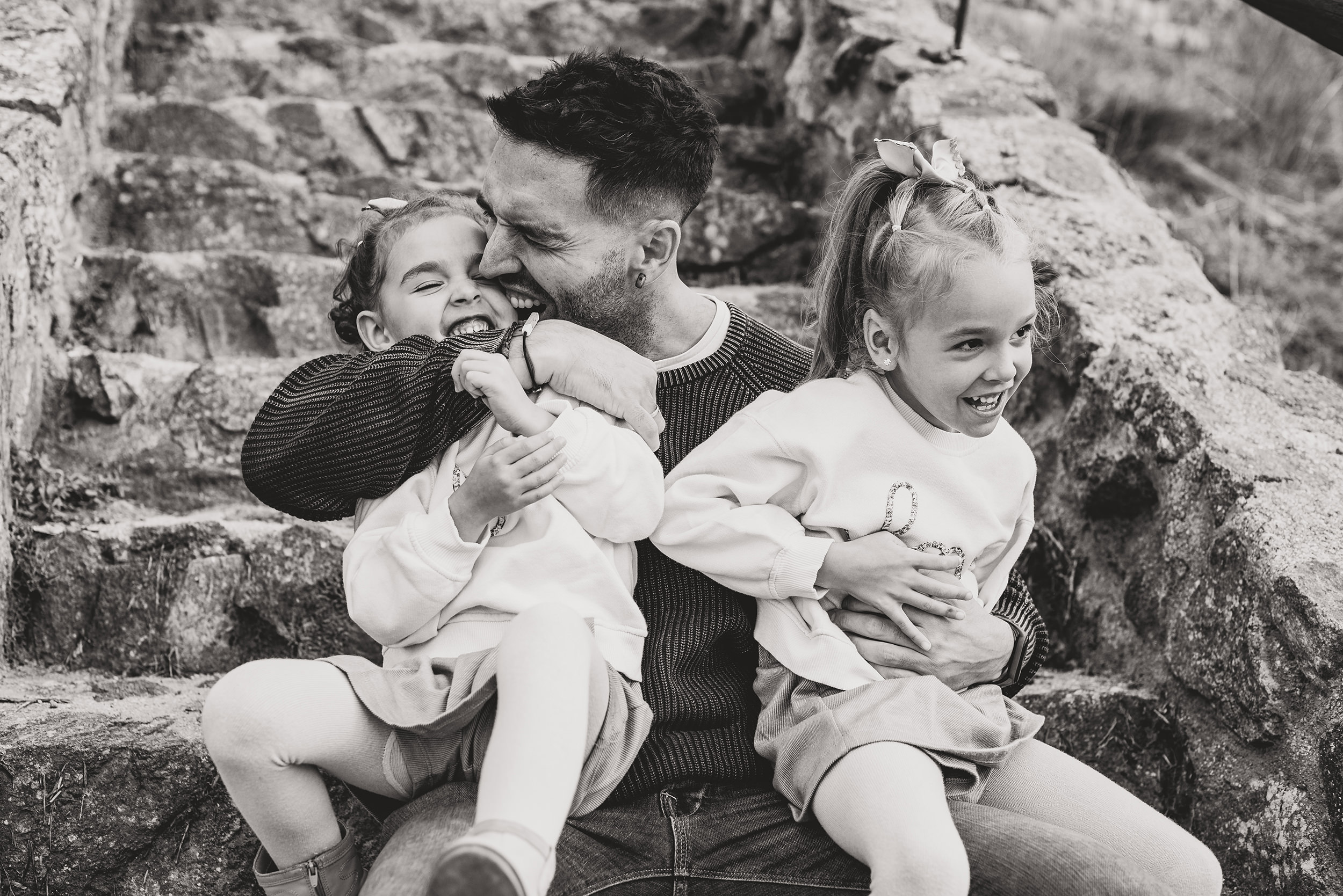 Fotografía familiar Madrid niños
