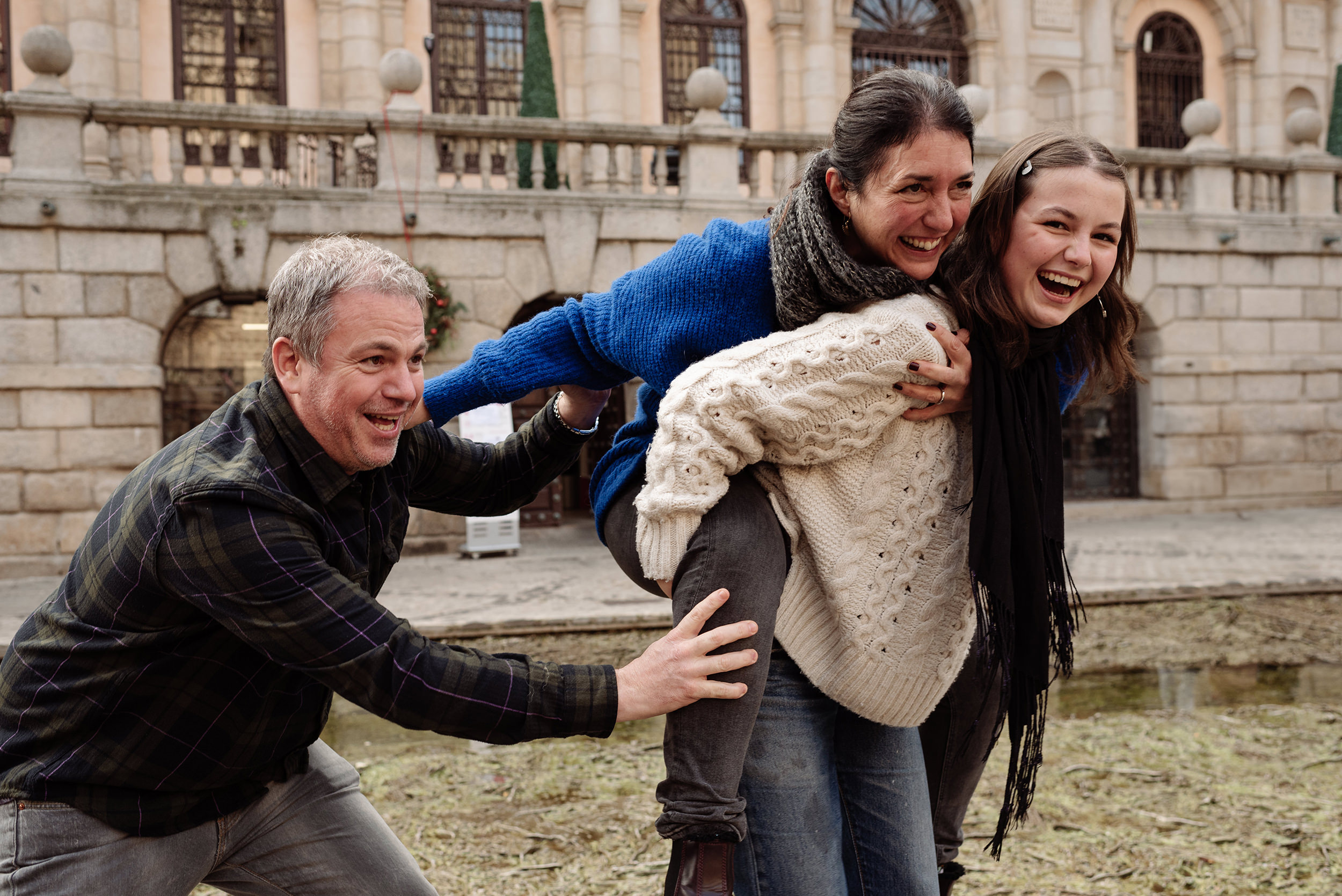 Fotografía familia Madrid exterior